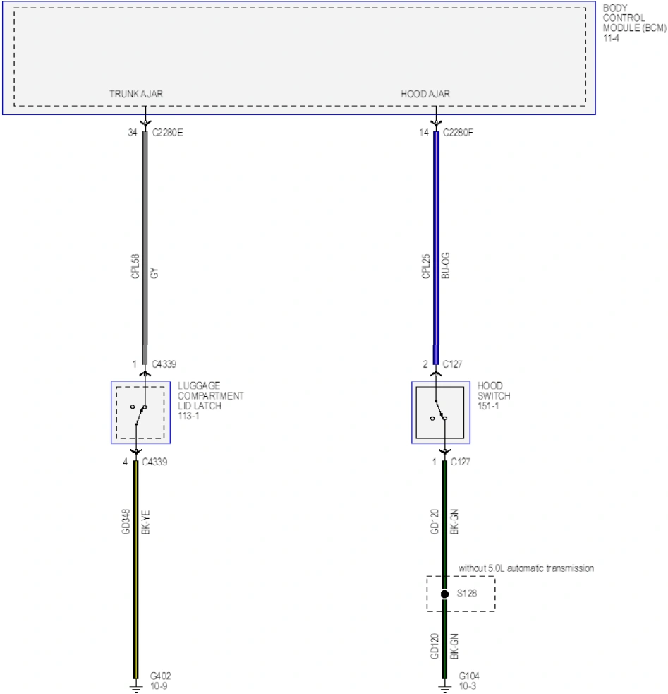 Wiring — original illustration 1, reference 6493