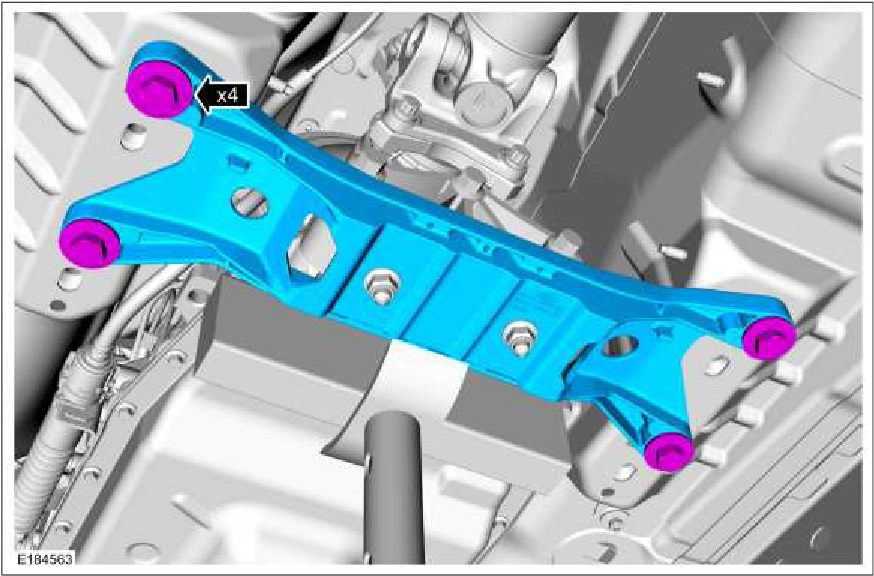 Transmission Support Crossmember — original illustration 2, reference 2399