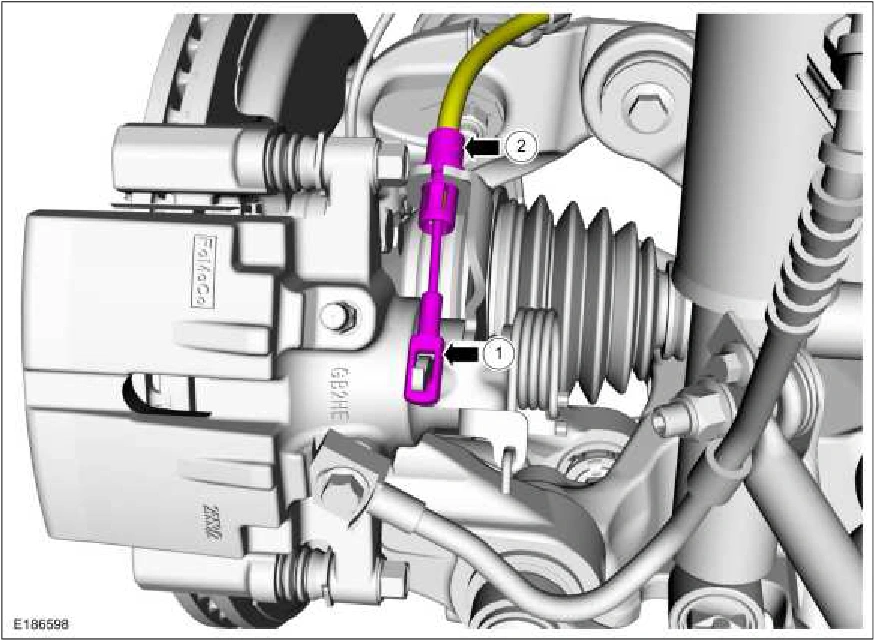 Brake Caliper — original illustration 1, reference 2841