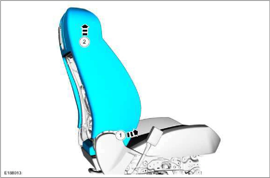 Front Seat Backrest Release Handle — original illustration 1, reference 1142
