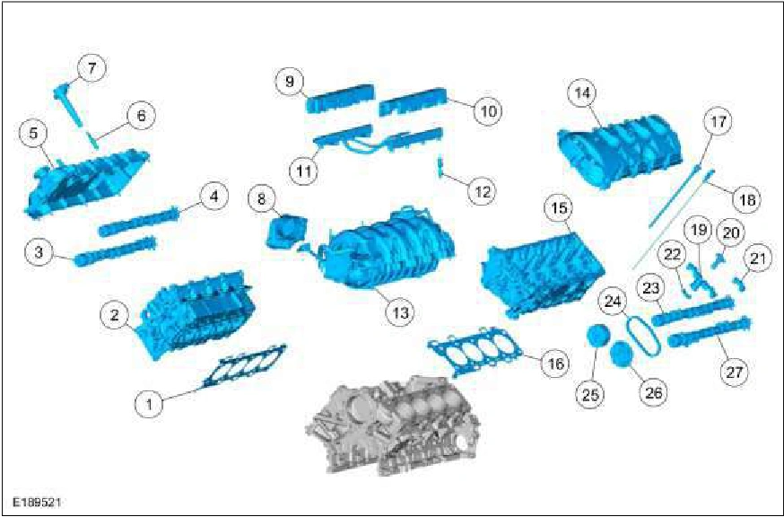 Engine Component View — original illustration 1, reference 147