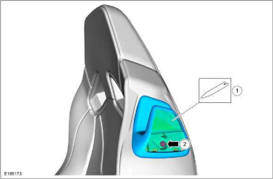 Front Seat Backrest Cover - Vehicles With: Recaro Seats — original illustration 1, reference 1134