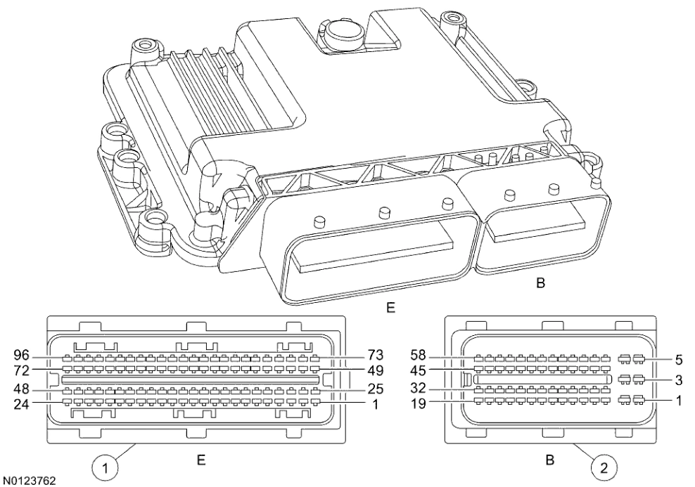 Powertrain Control-Emissions Diagnosis — original illustration 1, reference 4656