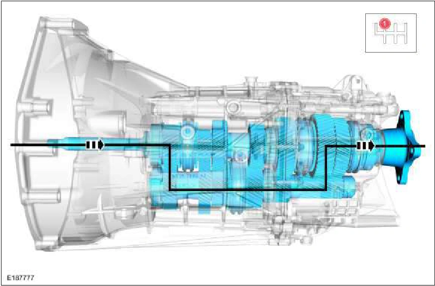308-03A Manual Transmission - 6-Speed Manual Transmission -MT82 — original illustration 1, reference 3037