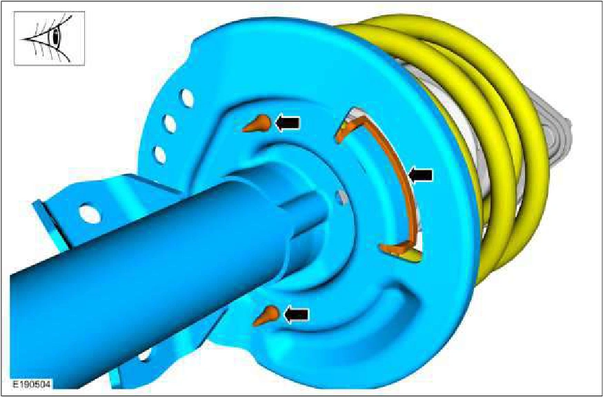 Front Strut and Spring Assembly — original illustration 1, reference 2489