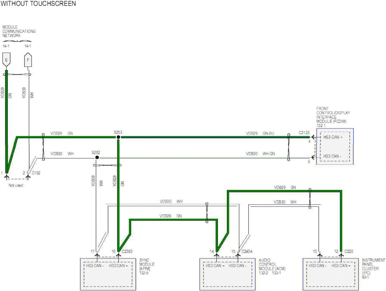 Wiring — original illustration 1, reference 6302