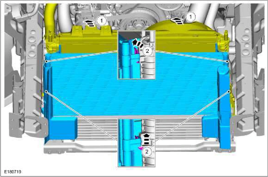 Condenser - 2.3L EcoBoost (201kW/273PS) — original illustration 2, reference 3733