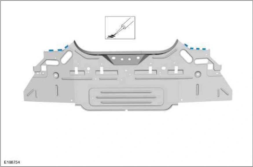 Back Panel and Reinforcement — original illustration 1, reference 2338