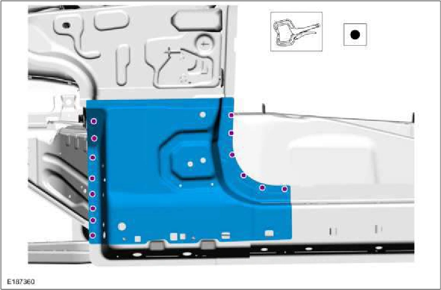 A-Pillar Outer Panel Section and Reinforcement — original illustration 1, reference 2288