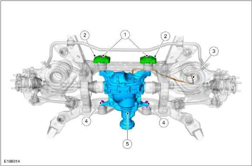 Rear Drive Axle and Differential - Overview — original illustration 1, reference 2668
