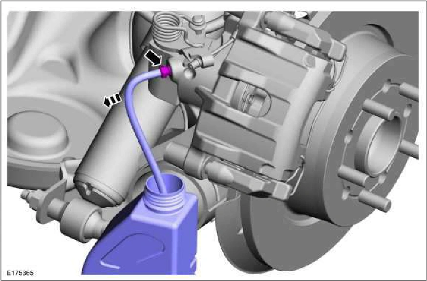 Brake System Pressure Bleeding — original illustration 1, reference 2794