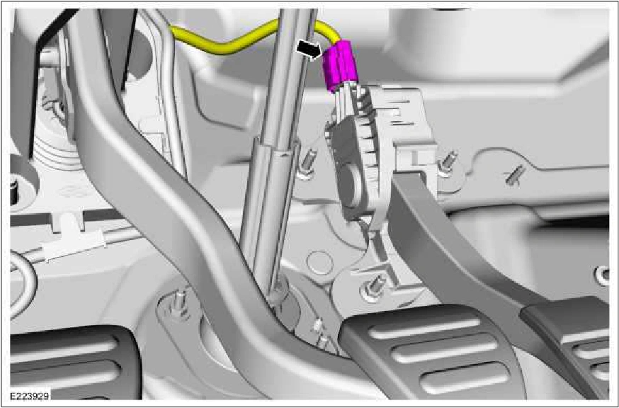 Brake Pedal and Bracket - 6-Speed Manual Transmission - 3160/6-Speed Manual Transmission - MT82 — original illustration 1, reference 2906