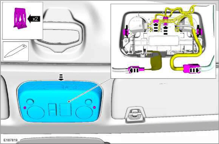 Overhead Console — original illustration 1, reference 1356
