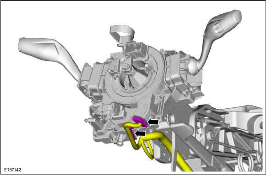 Steering Column Control Module (SCCM) — original illustration 1, reference 3403