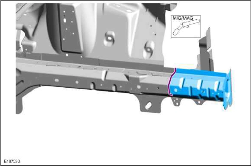 Front Side Member Section — original illustration 1, reference 2265