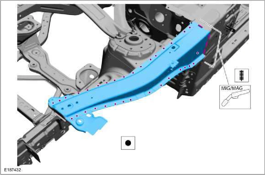 Fender Apron Panel Reinforcement — original illustration 2, reference 2247