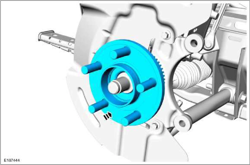Front Wheel Bearing and Wheel Hub — original illustration 1, reference 2458