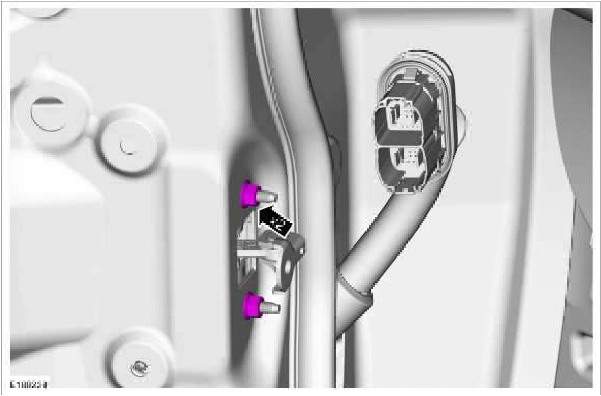 Front Door Check Arm — original illustration 1, reference 836