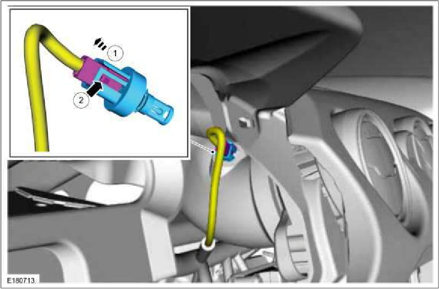 Center Register Air Discharge Temperature Sensor — original illustration 1, reference 3701