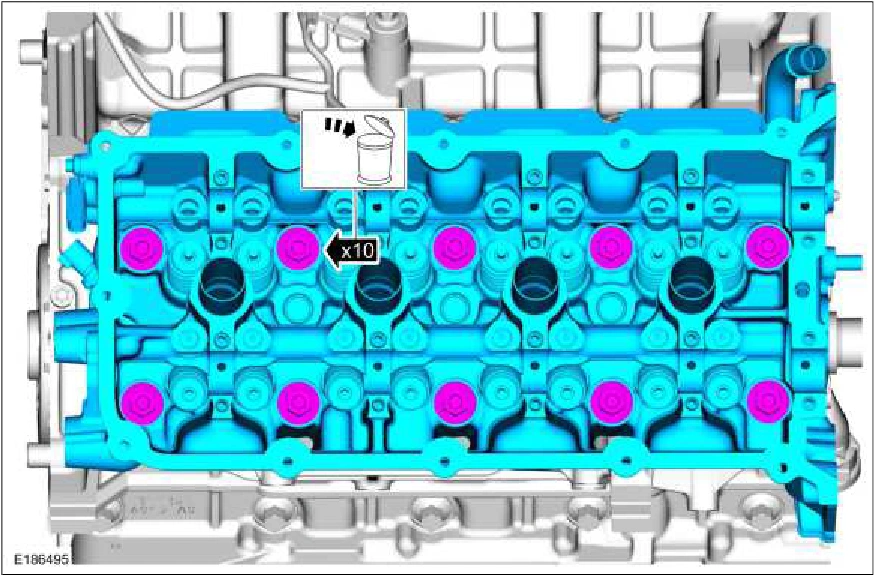 Cylinder Head RH — original illustration 2, reference 195