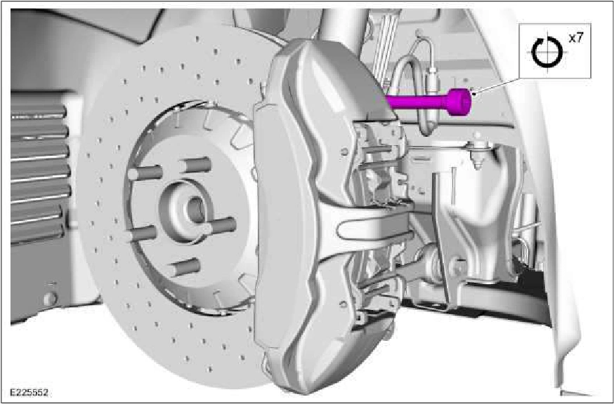 Brake Pads - Vehicles With: SVT Performance Package — original illustration 1, reference 2833