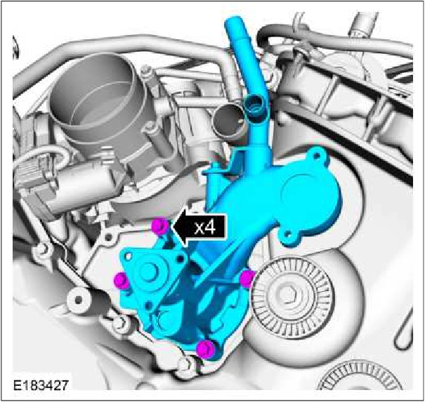 Engine Front Cover — original illustration 2, reference 207