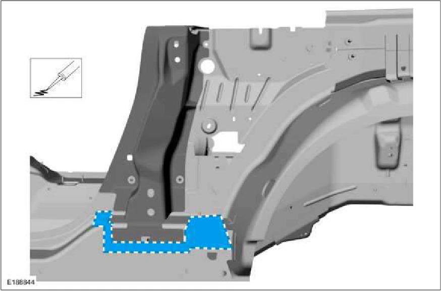 B-Pillar and Reinforcement - Coupe — original illustration 2, reference 2302