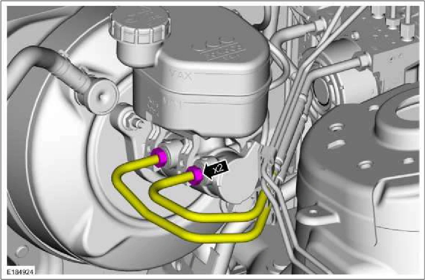 Brake Master Cylinder — original illustration 1, reference 2901