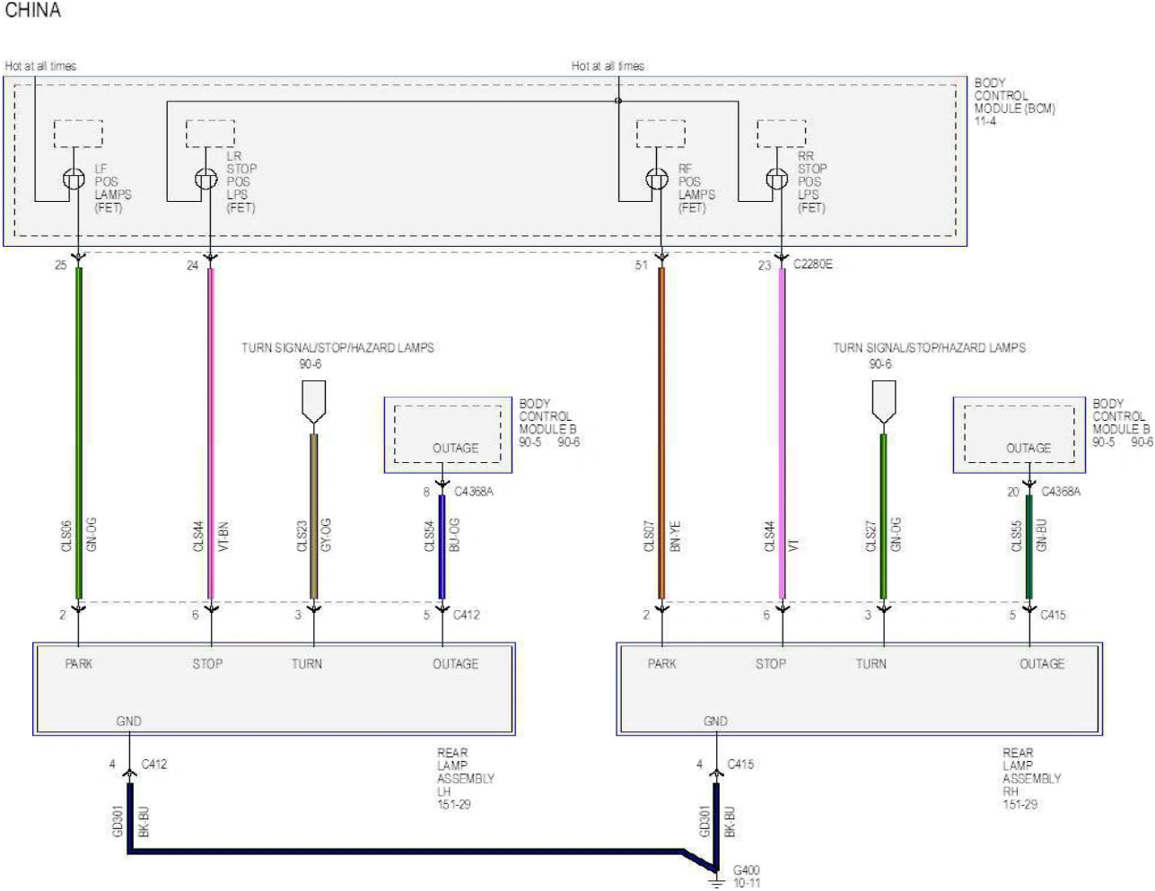 Wiring — original illustration 1, reference 6461