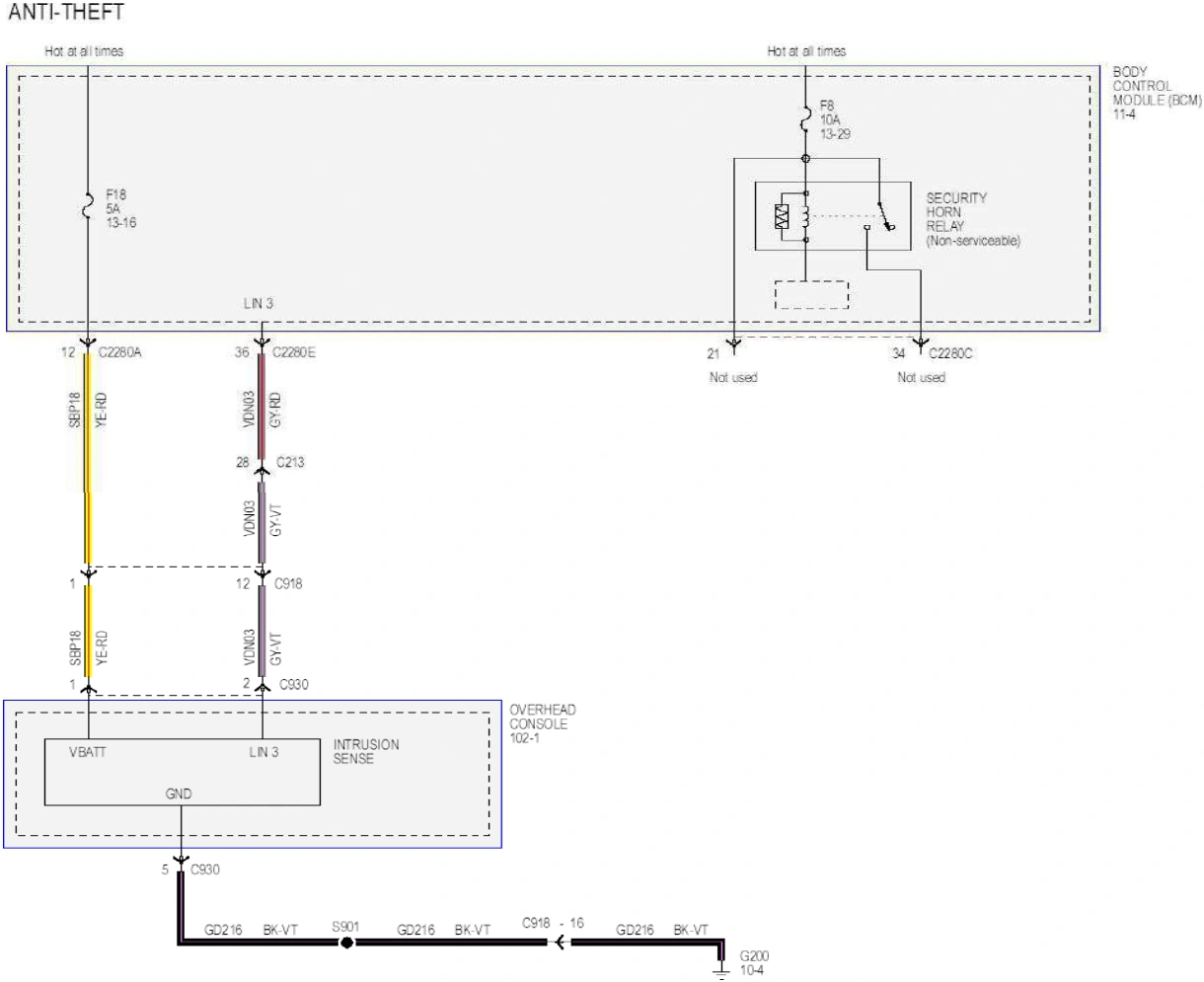 Wiring — original illustration 1, reference 6497
