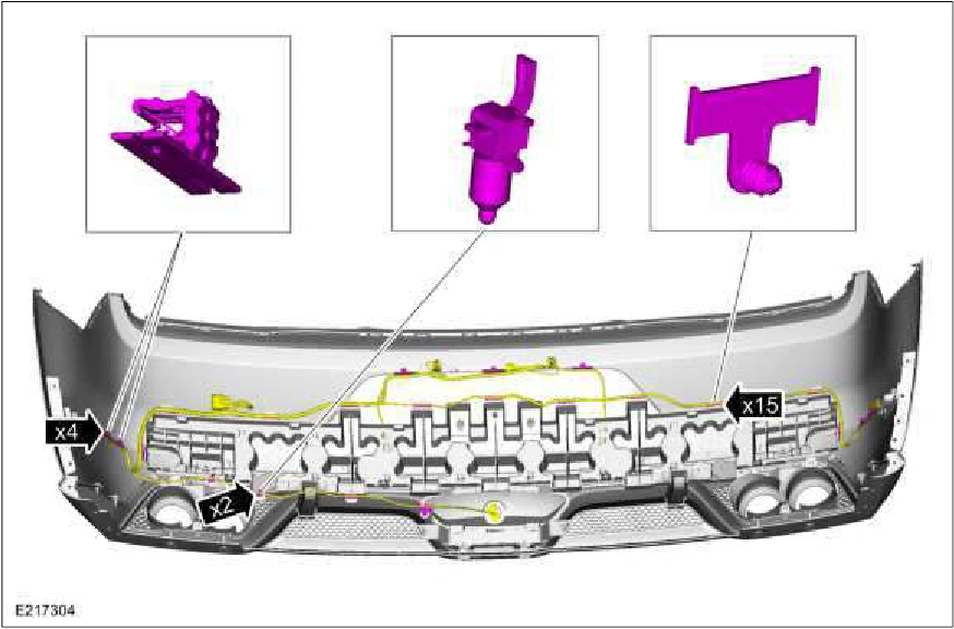 Rear Bumper Cover - Vehicles With: SVT Performance Package — original illustration 2, reference 1709