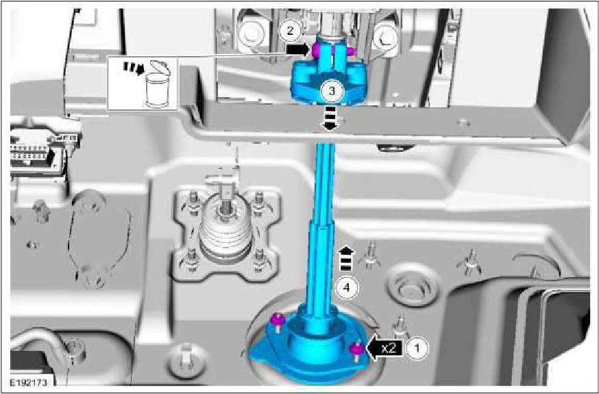 Steering Column Upper Shaft — original illustration 1, reference 3370