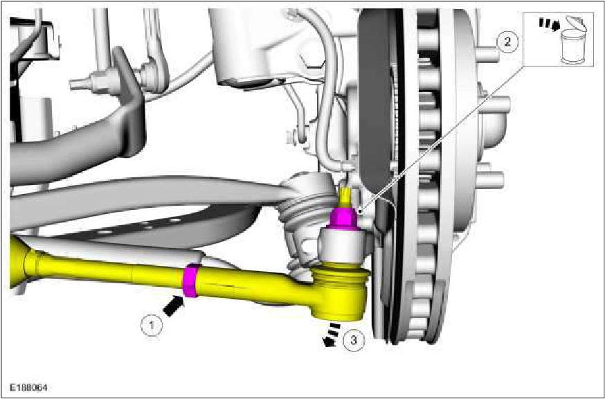 Tie Rod End — original illustration 1, reference 3355