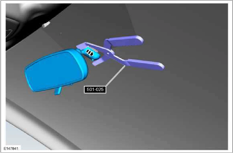 Interior Rear View Mirror — original illustration 1, reference 976