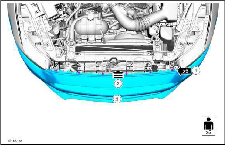 Front Bumper Cover — original illustration 2, reference 1665