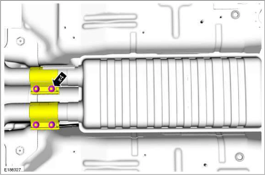 309-00C Exhaust System - 5.0L — original illustration 1, reference 3190