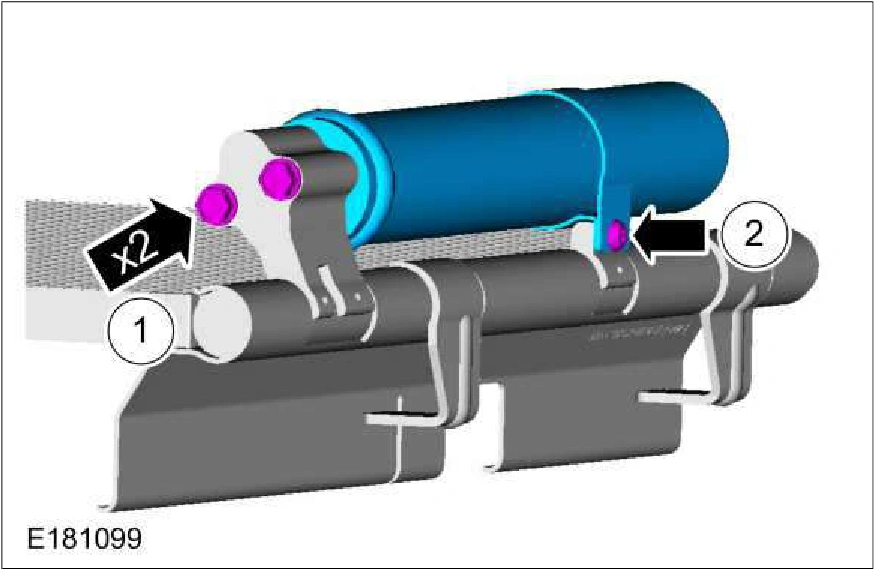 Receiver Drier - 2.3L EcoBoost (201kW/273PS) — original illustration 1, reference 3807