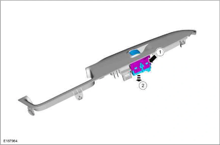 Front Door Window Control Switch — original illustration 2, reference 1303