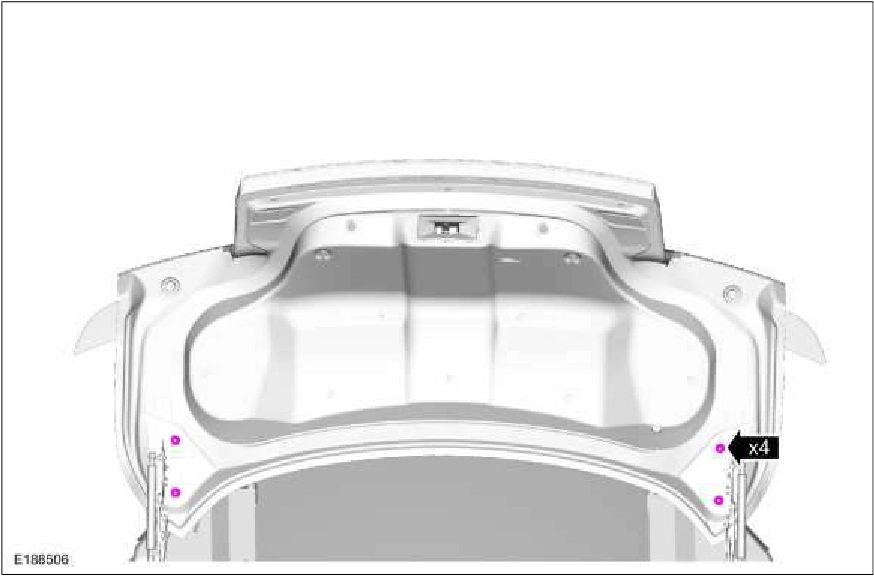 Luggage Compartment Lid Alignment — original illustration 1, reference 828
