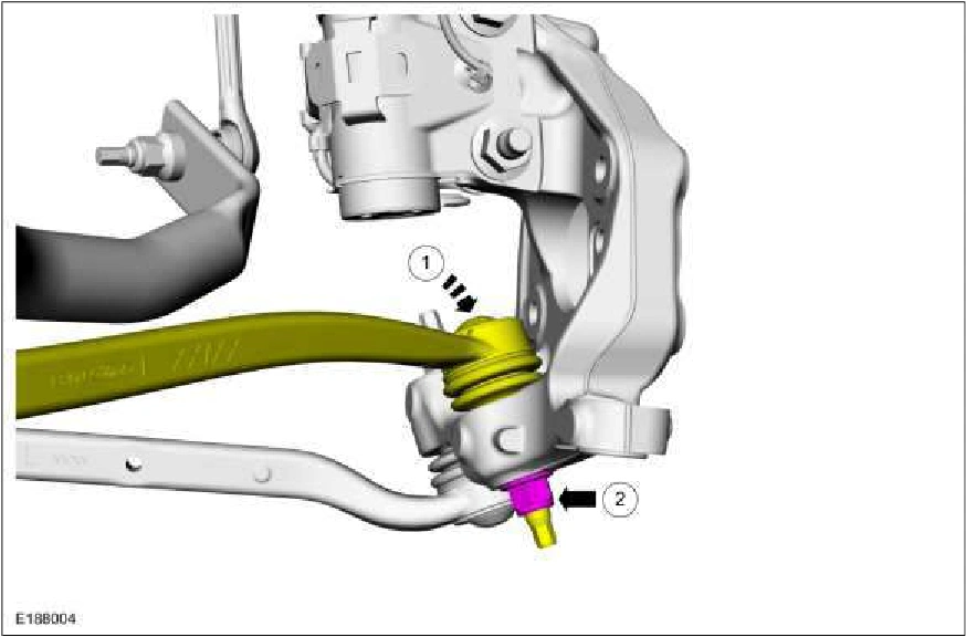 Wheel Knuckle - Vehicles With: SVT Performance Package — original illustration 1, reference 2474