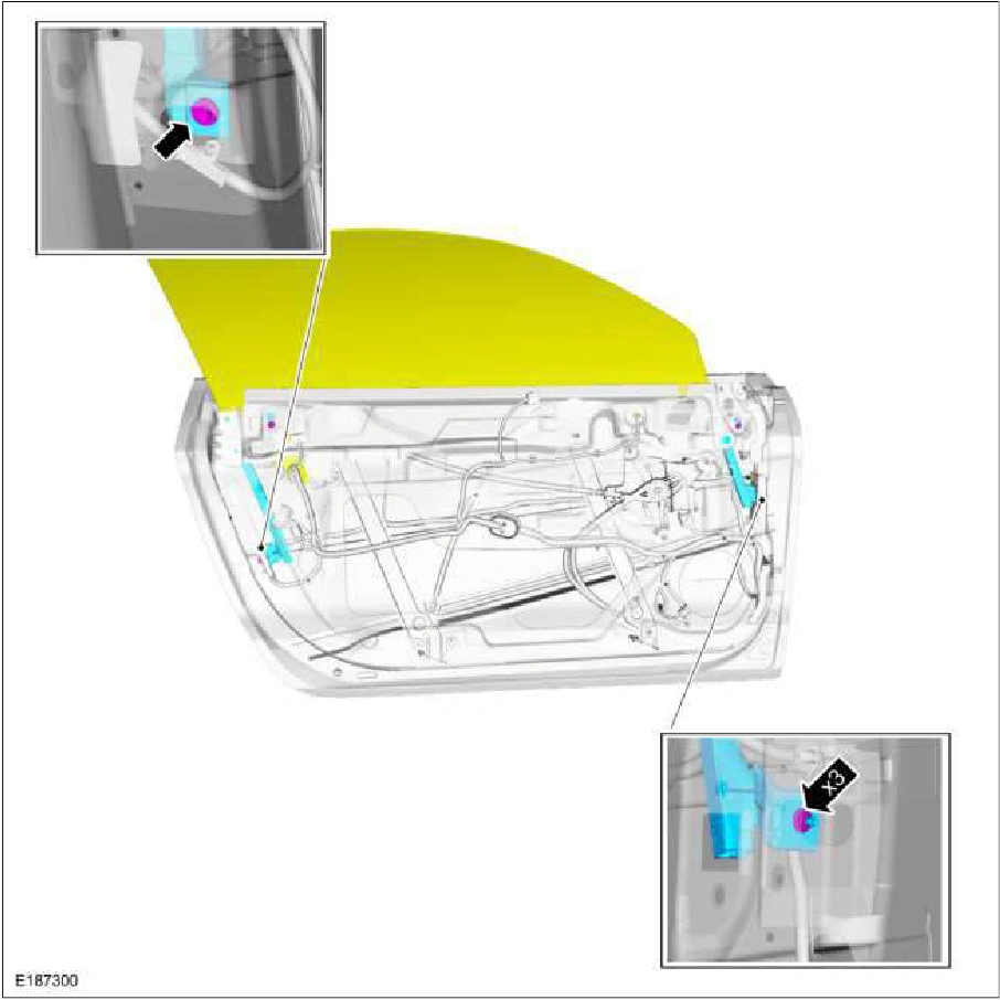 Door Window Glass Adjustment - Coupe — original illustration 2, reference 1252