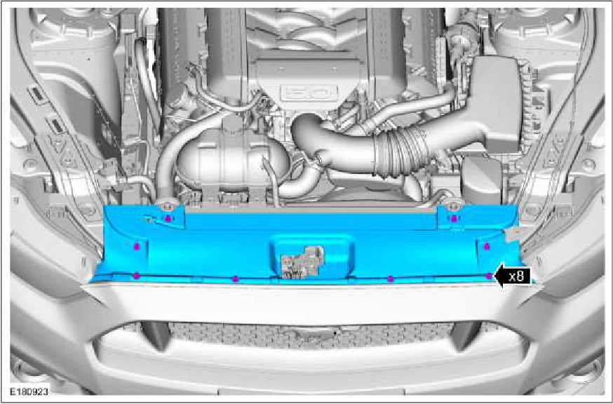 Condenser - 5.0L 32V Ti-VCT — original illustration 2, reference 3741