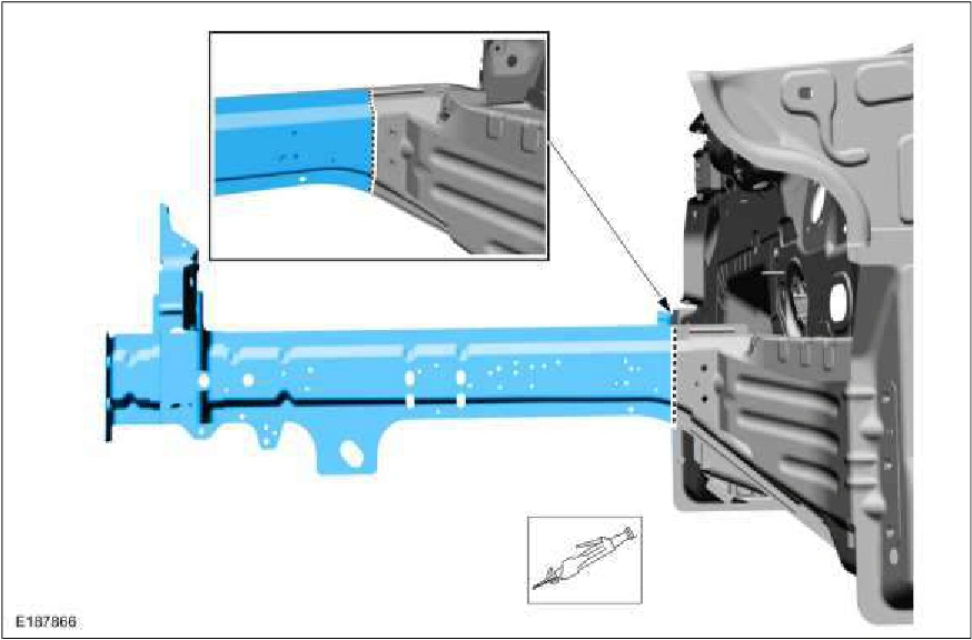Front Side Member and Fender Apron Panel LH — original illustration 1, reference 2255