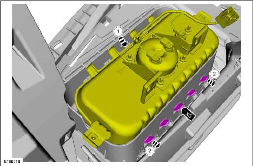 Passenger Airbag — original illustration 1, reference 2150