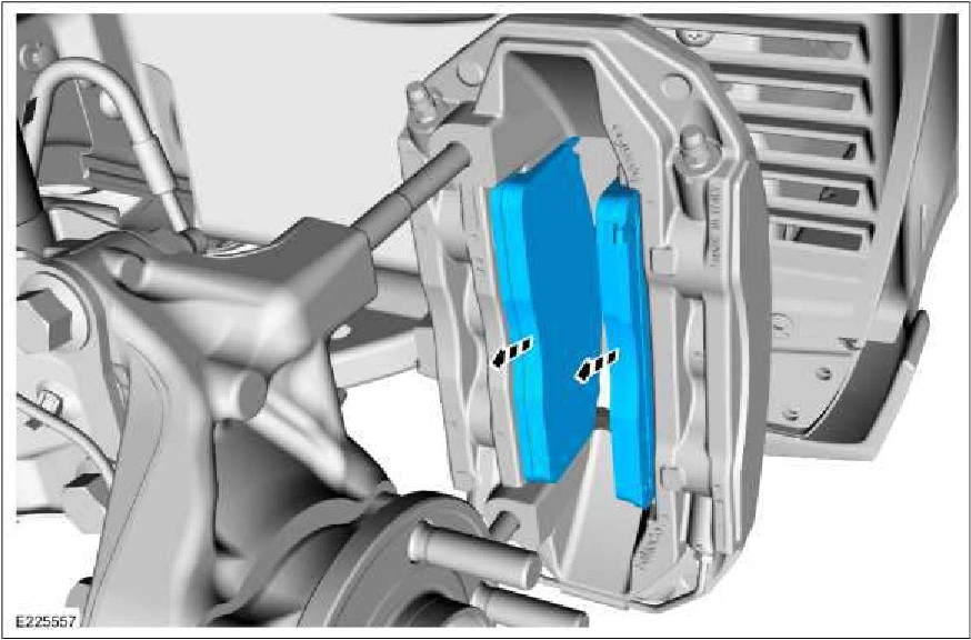 Brake Pads - Vehicles With: SVT Performance Package — original illustration 1, reference 2836