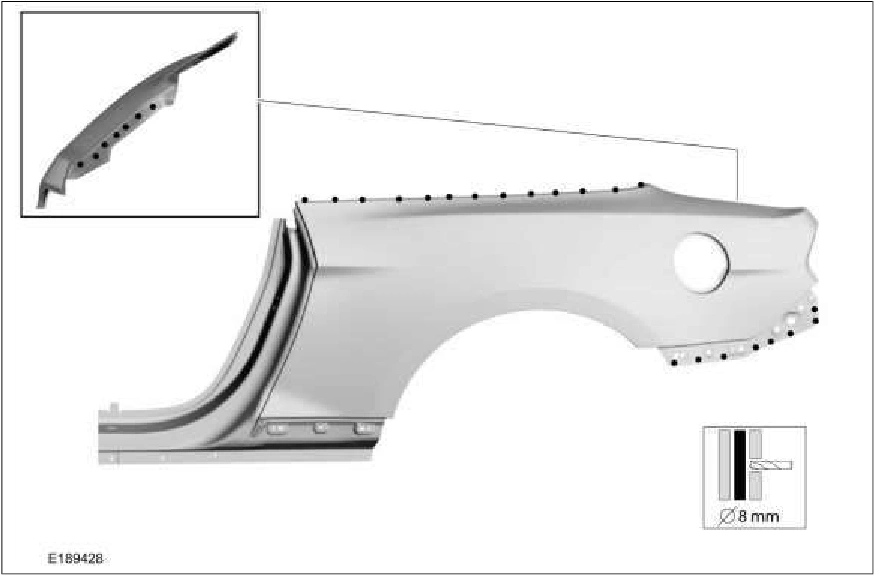 Quarter Panel - Convertible — original illustration 2, reference 2353
