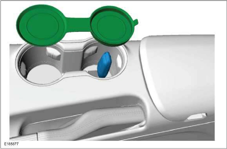 Passive Anti-Theft System (PATS) - System Operation and Component Description — original illustration 1, reference 6010