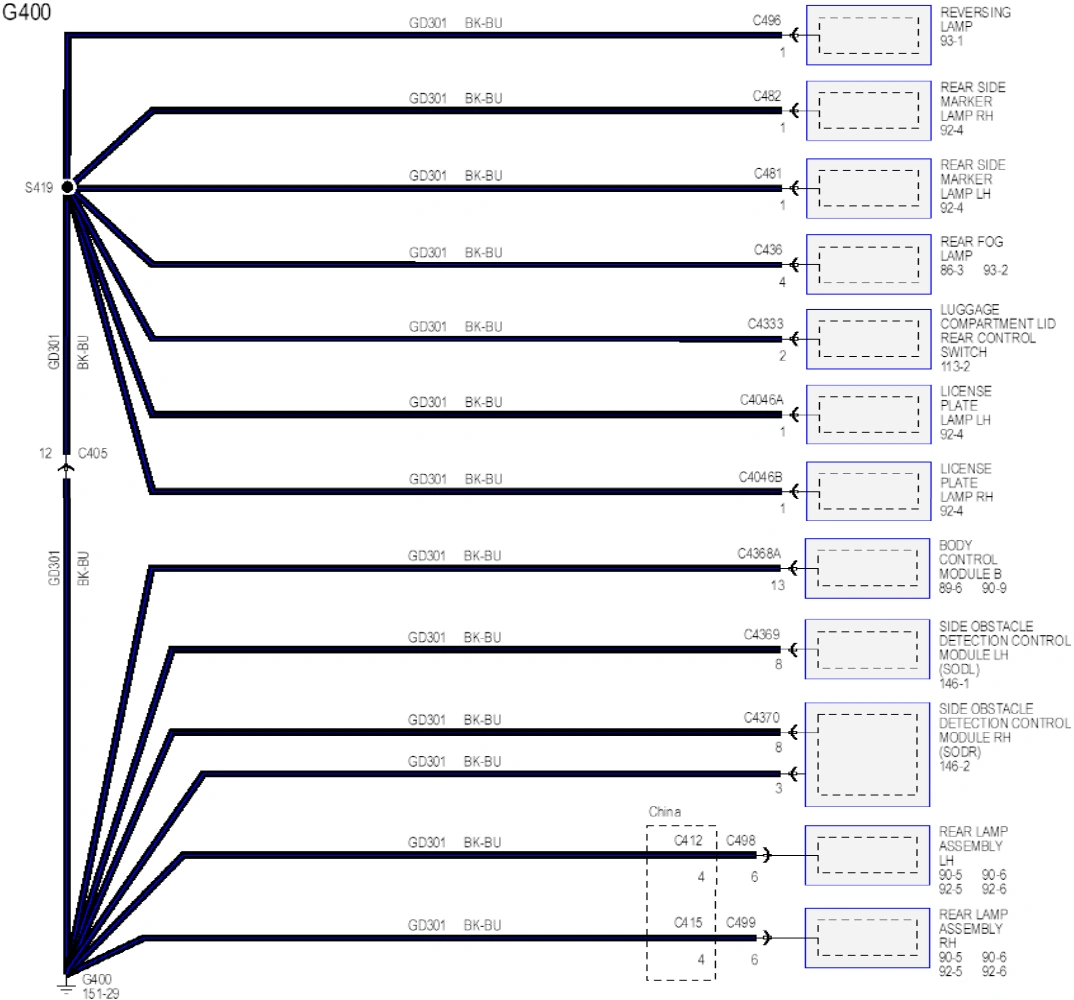 Wiring — original illustration 1, reference 6249