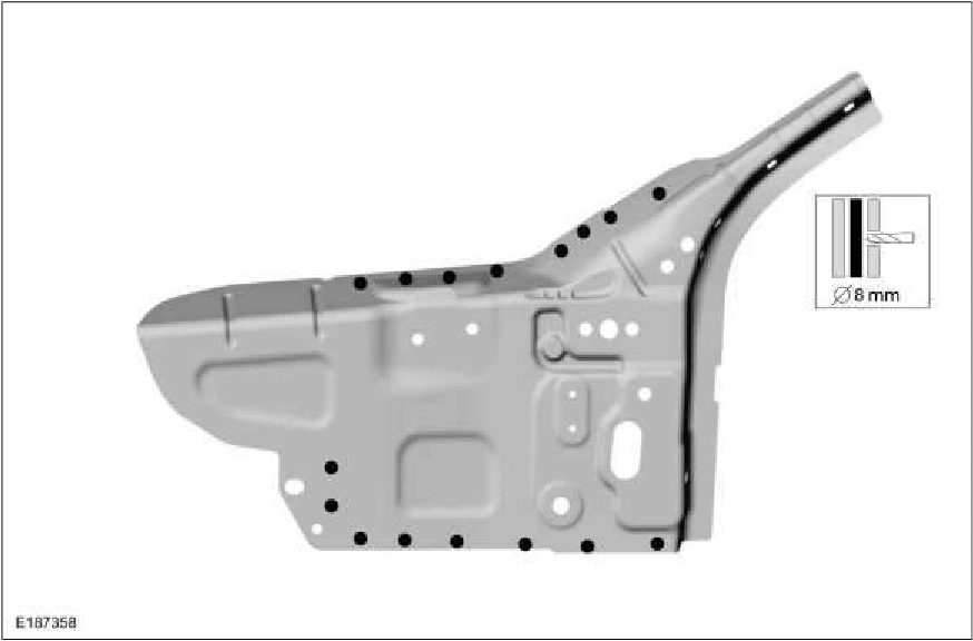 A-Pillar Outer Panel Section and Reinforcement — original illustration 1, reference 2289