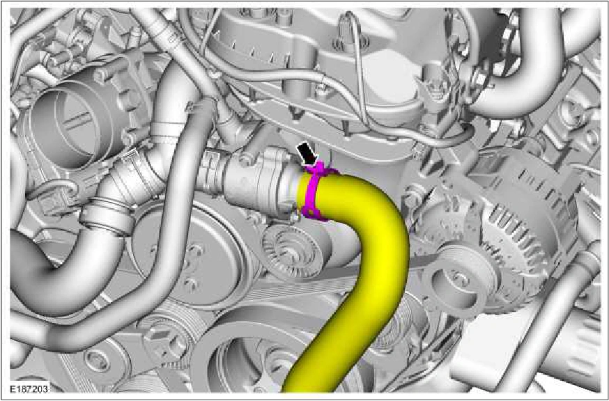 303-01C Engine Cooling - 5.0L — original illustration 1, reference 626